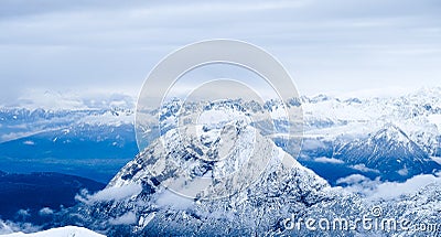 Zugspitze travel photo - Germanyâ€™s highest peak Stock Photo